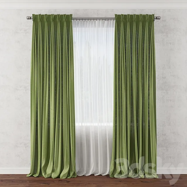 Curtain 20 3D Model