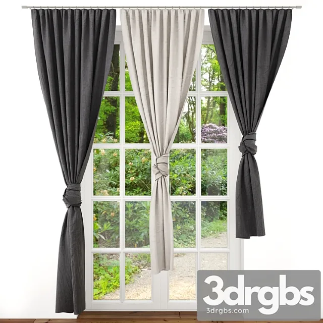 Curtain 202 3D Model Free