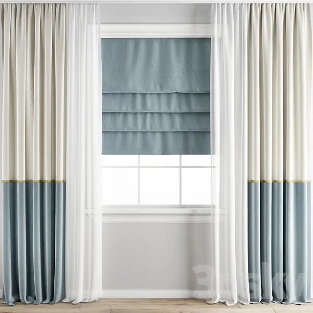Curtain 202 3D Model