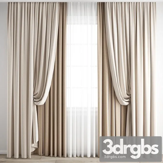 Curtain 205 1 3D Model Free