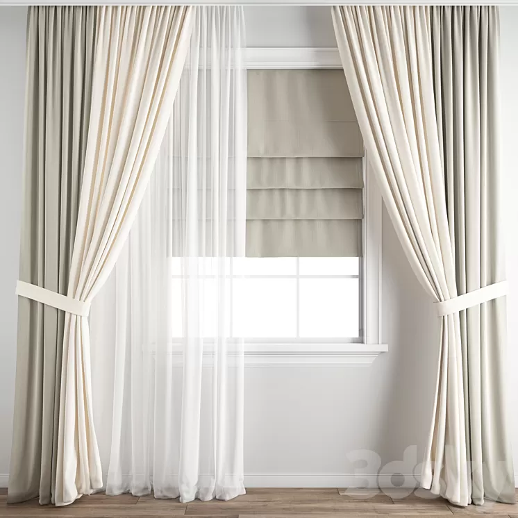 Curtain 212 3D Model