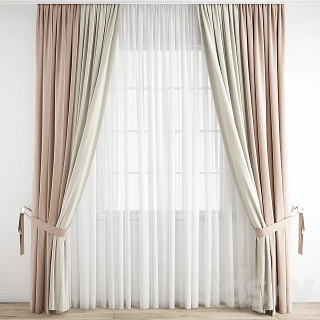 Curtain 227 3D Model