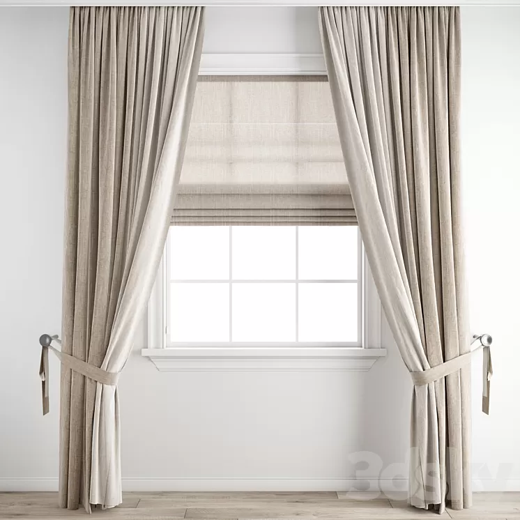 Curtain 228 3D Model