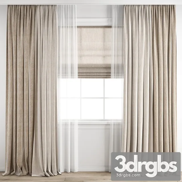 Curtain 229 3D Model Free