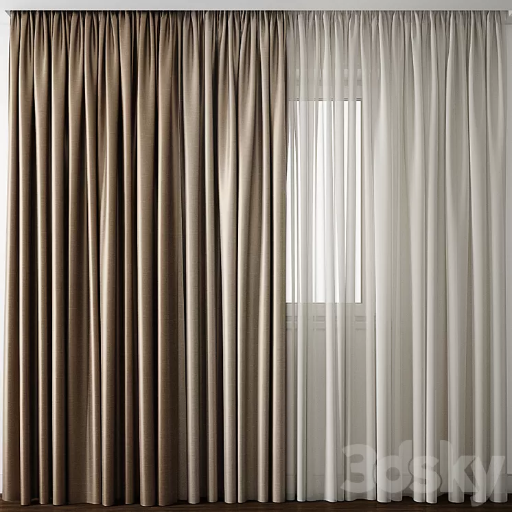 Curtain 23 3D Model
