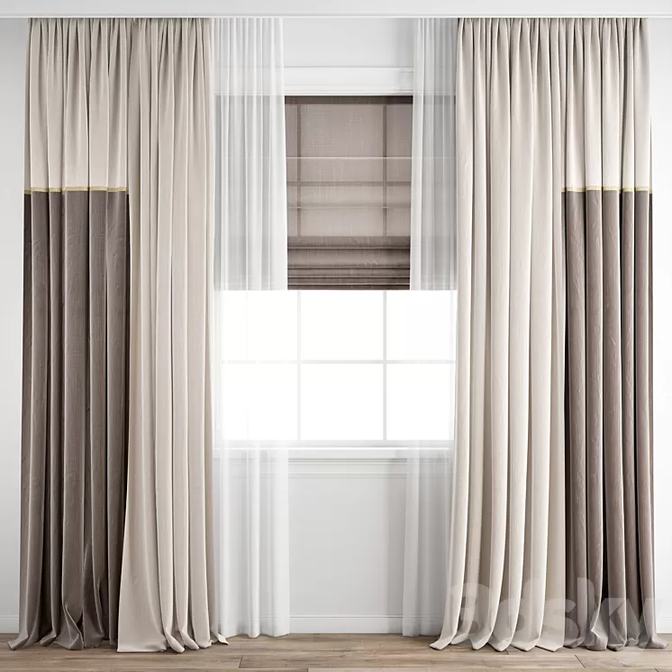 Curtain 235 3D Model