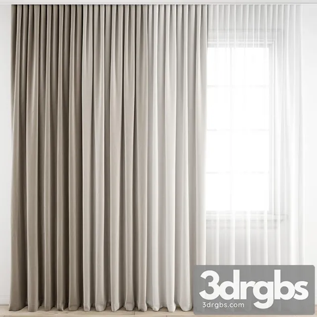 Curtain 237 3D Model Free
