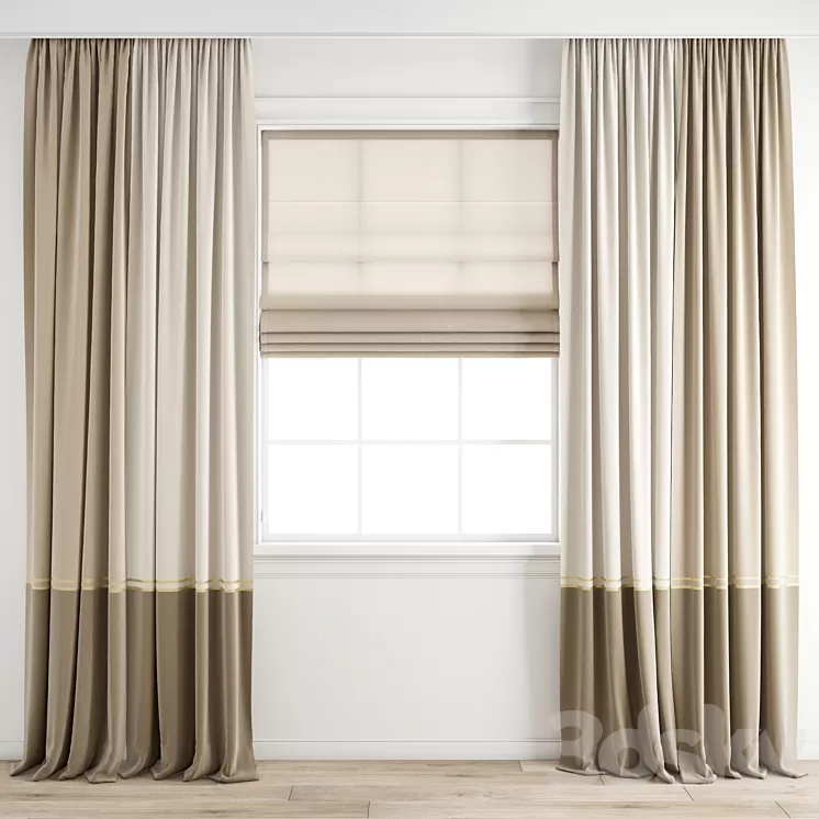Curtain 238 3D Model