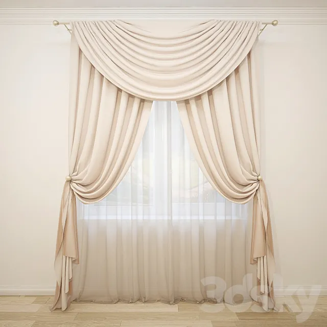 Curtain-24 3D Model