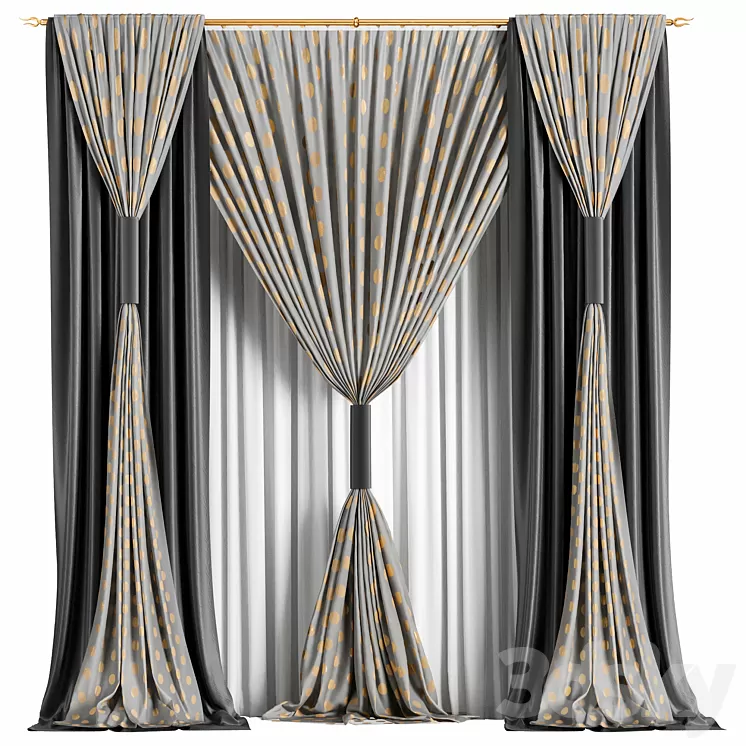 Curtain #24 3D Model Free