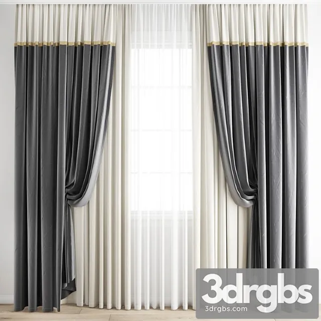 Curtain 245 3D Model Free
