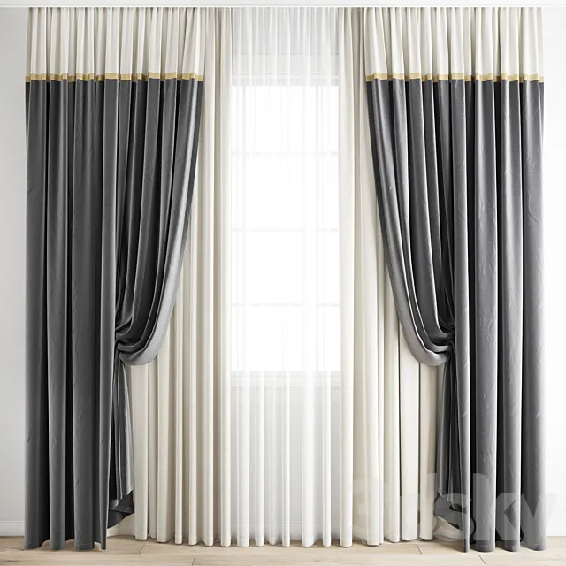 Curtain 245 3D Model