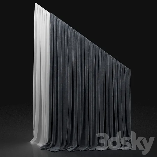 Curtain 256 3DModel