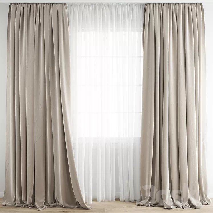 Curtain 261 3D Model