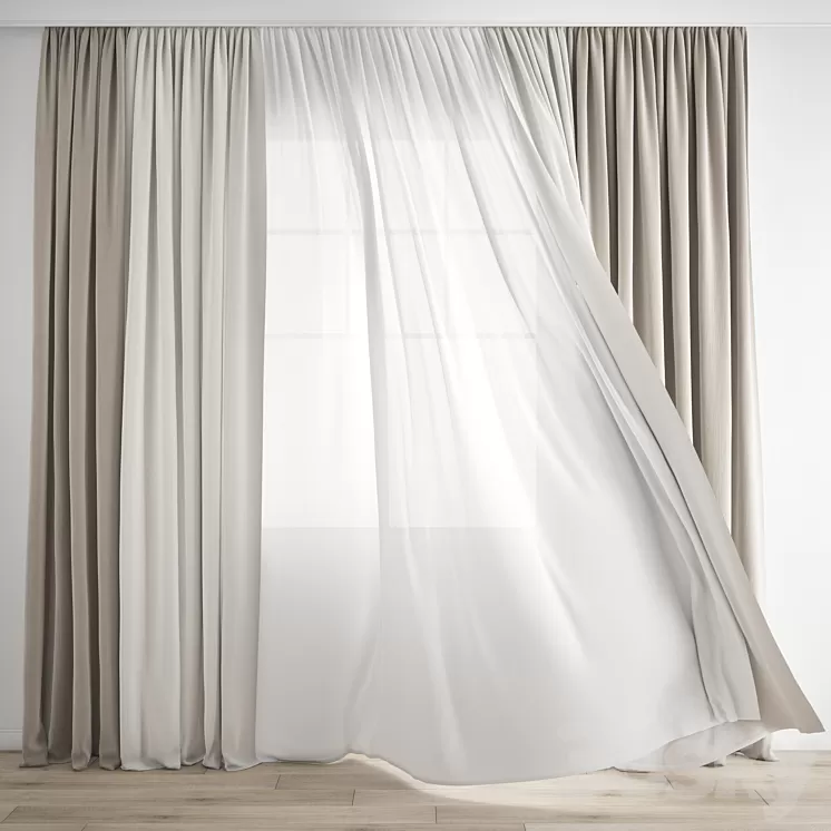 Curtain 266 3D Model