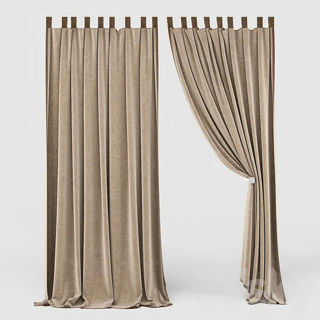 Curtain 28 3D Model