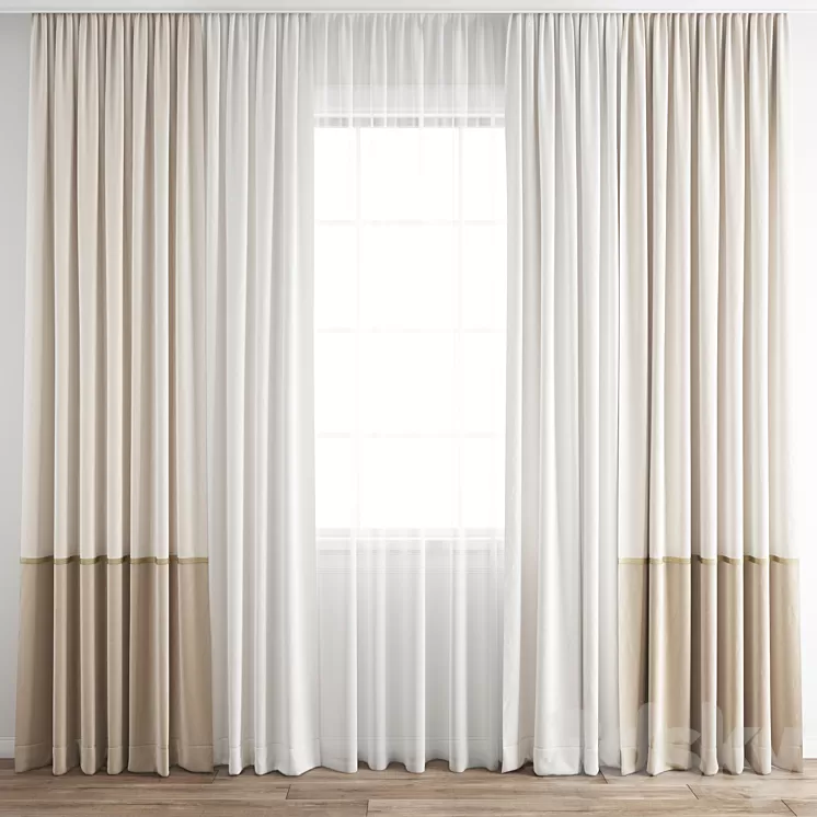 Curtain 281 3D Model