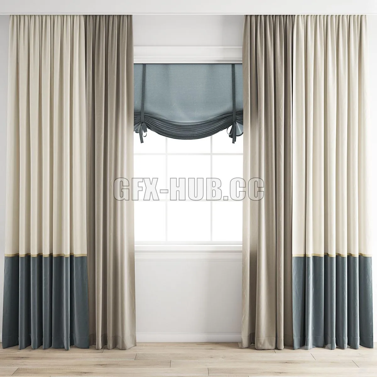 Curtain 282 3D Model