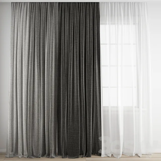 Curtain 286 3D Model