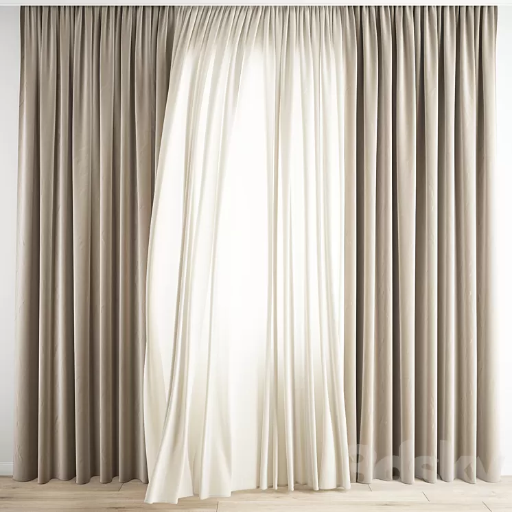 Curtain 287 3D Model