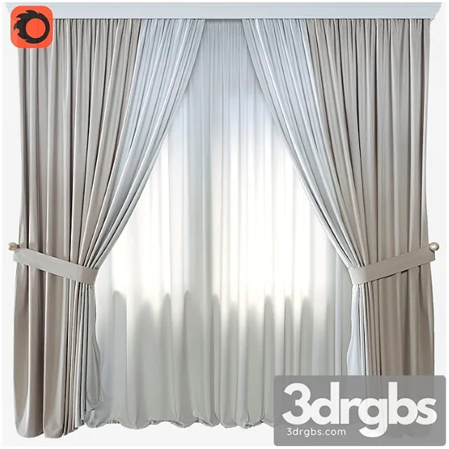 Curtain 28_2 3D Model Free