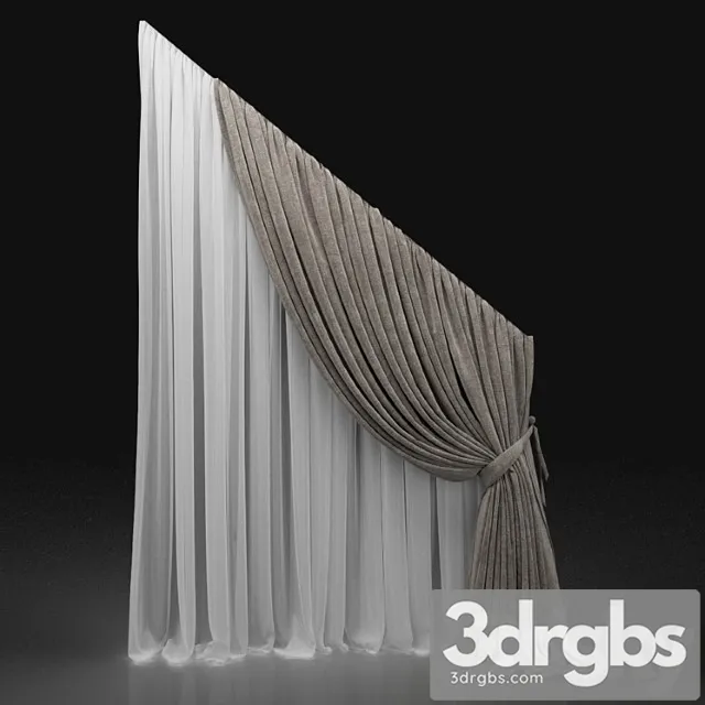 Curtain 29 3 3D Model Free