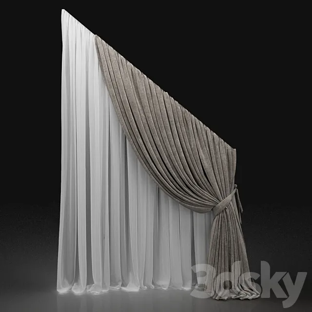 Curtain 29 3D Model