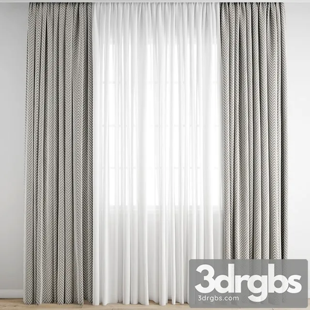Curtain 292 1 3D Model Free