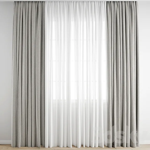 Curtain 292 3D Model
