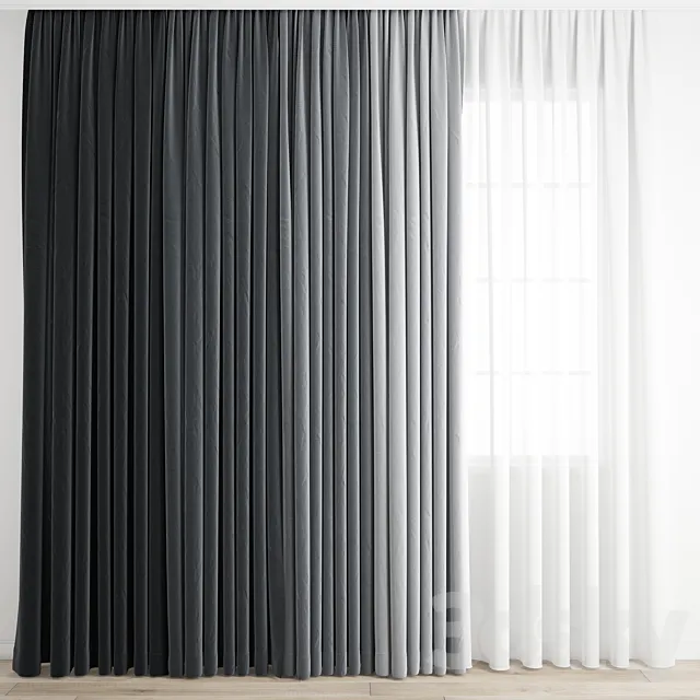Curtain 296 3D Model