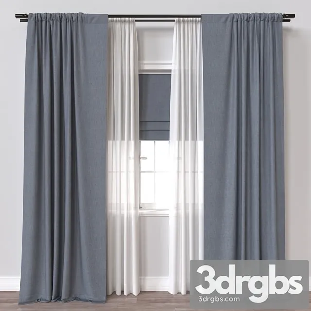 Curtain 299 2 3D Model Free