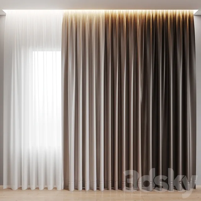 Curtain 3 3D Model