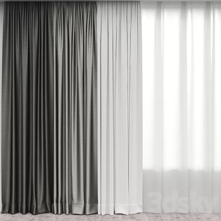 Curtain 3 3D Model