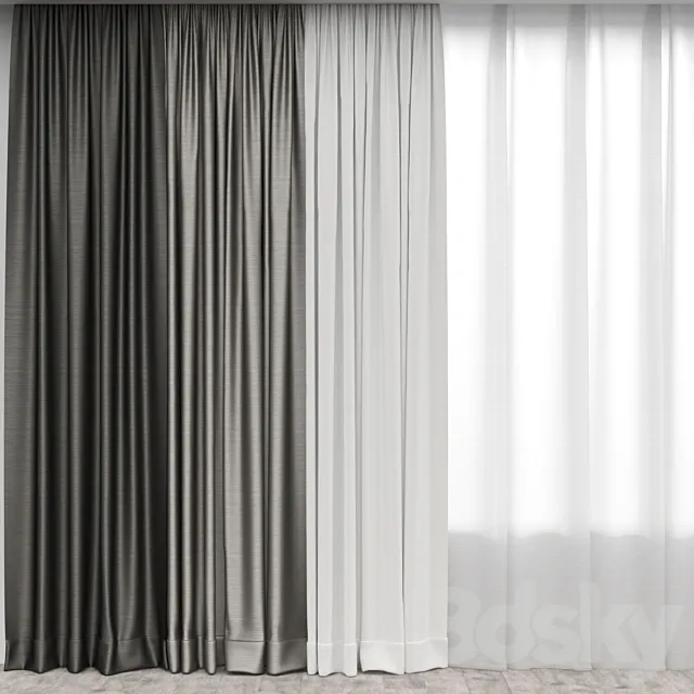 Curtain 3 3DModel