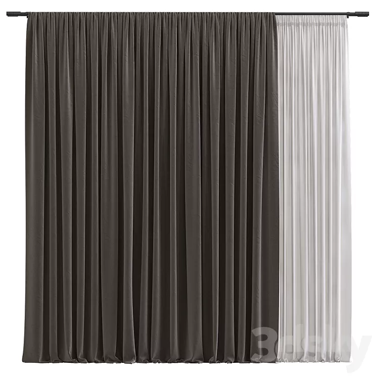 Curtain #30 3D Model Free