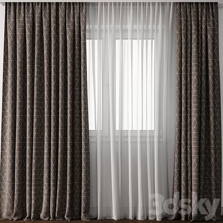 Curtain 30 3D Model