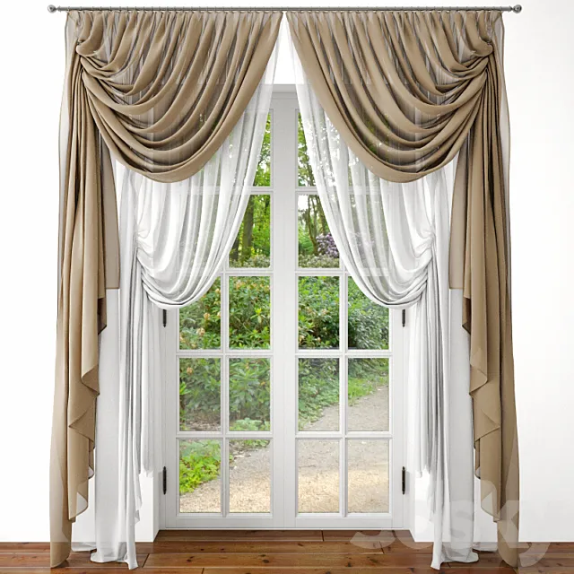 Curtain 30 3D Model