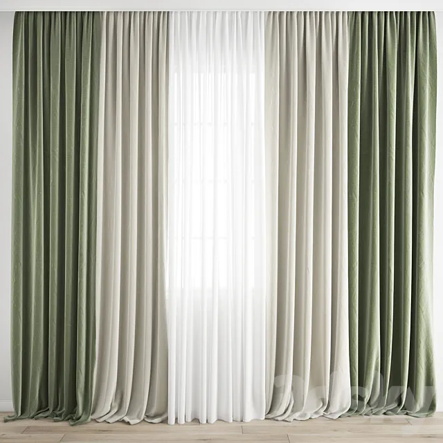 Curtain 300 3D Model