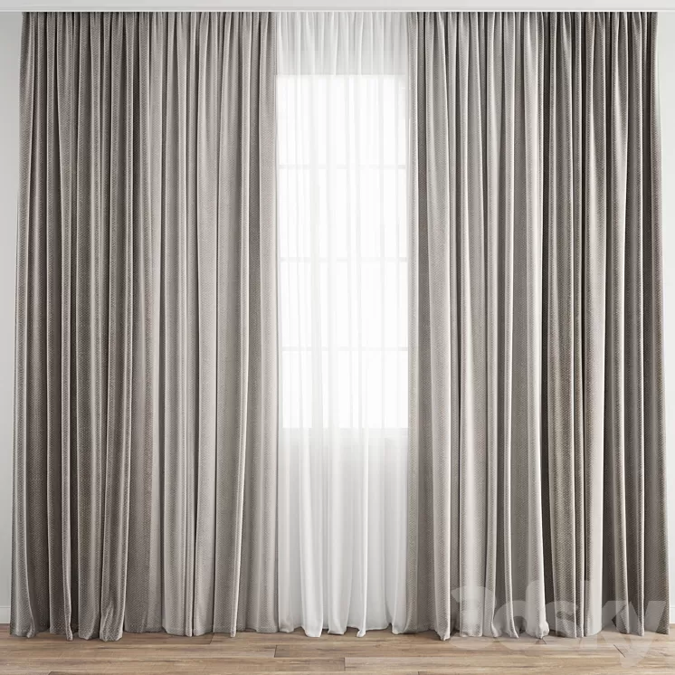 Curtain 303 3D Model