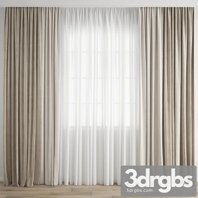 Curtain 304 3D Model Free