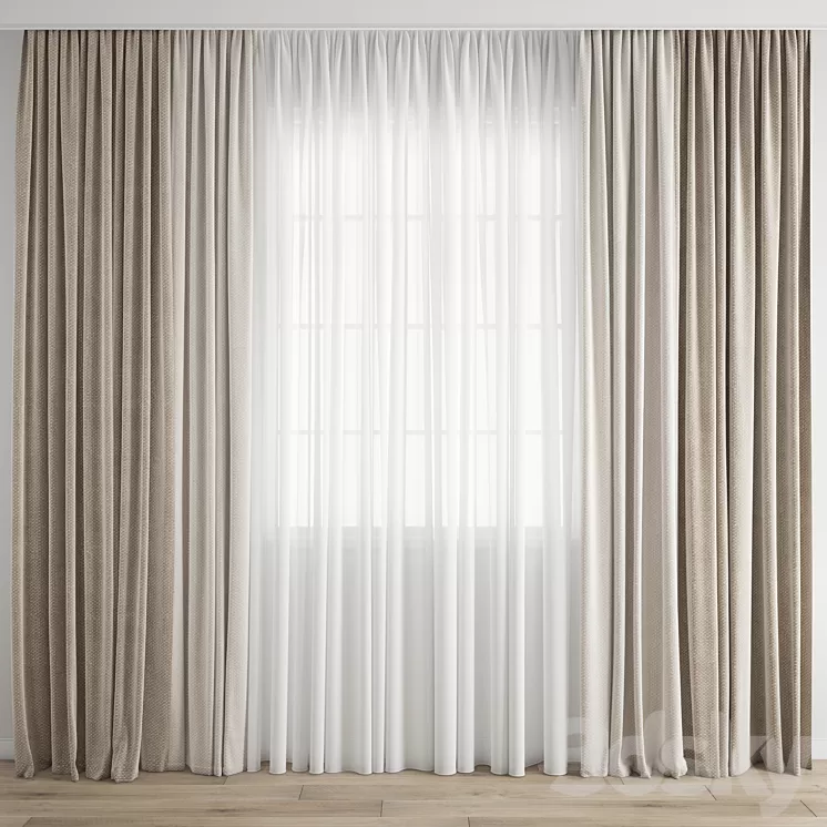 Curtain 304 3D Model