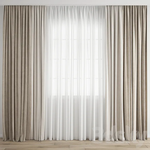 Curtain 304 3D Model