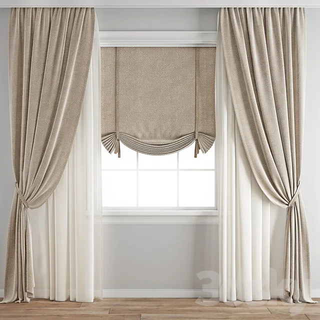 Curtain 306 3D Model