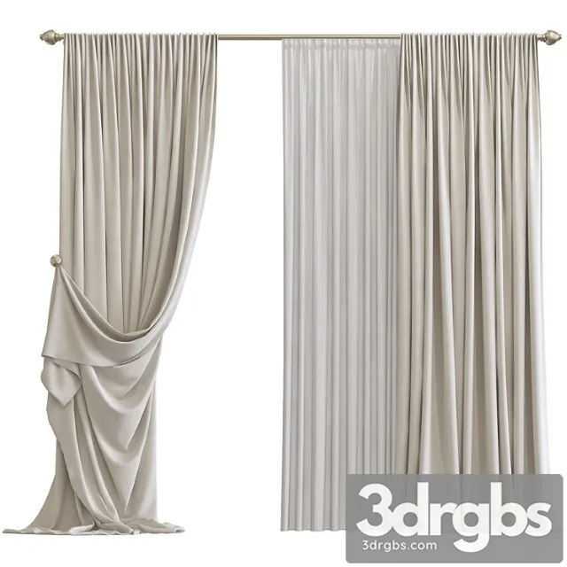 Curtain 314 2 3D Model Free