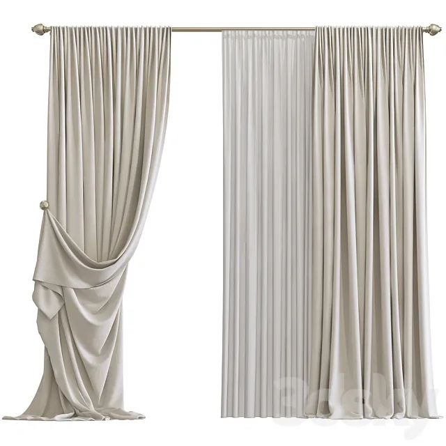 Curtain #314 3D Model