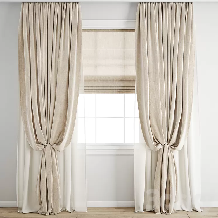 Curtain 319 3D Model