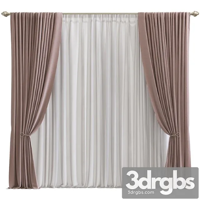 Curtain 324 2 3D Model Free