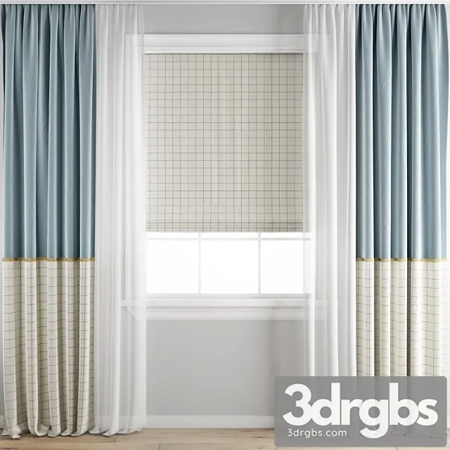 Curtain 332 1 3D Model Free