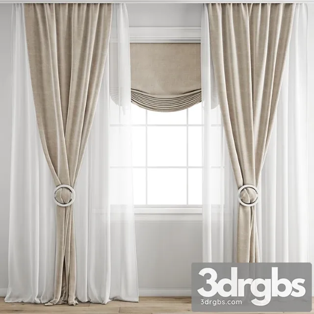 Curtain 343 3D Model Free