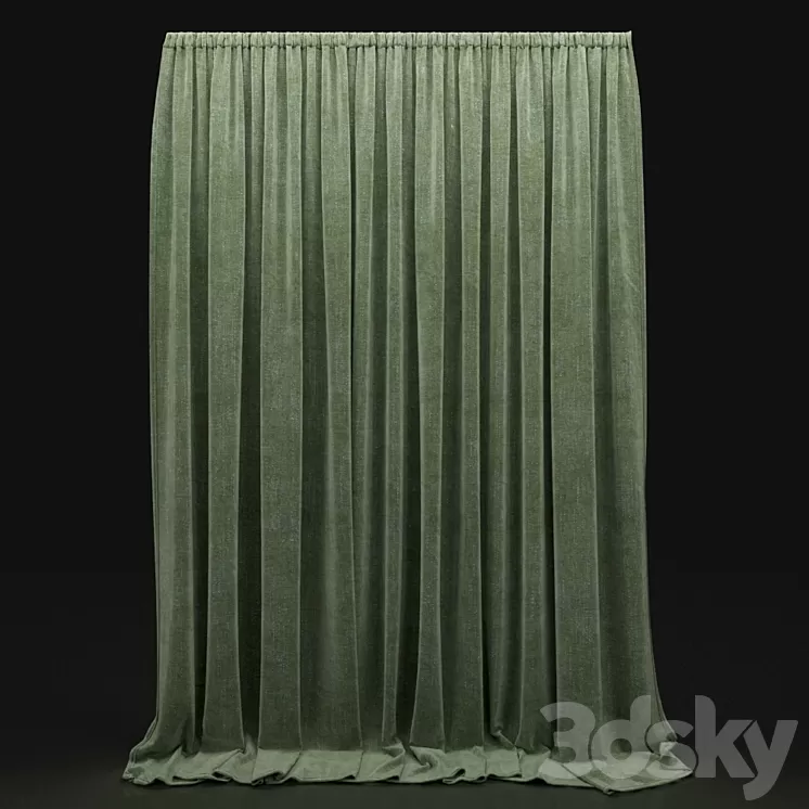 Curtain 343 3D Model